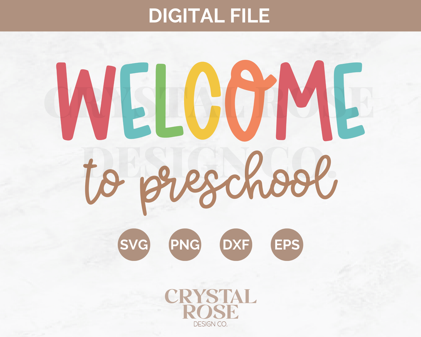 Welcome to Preschool SVG | Teacher SVG