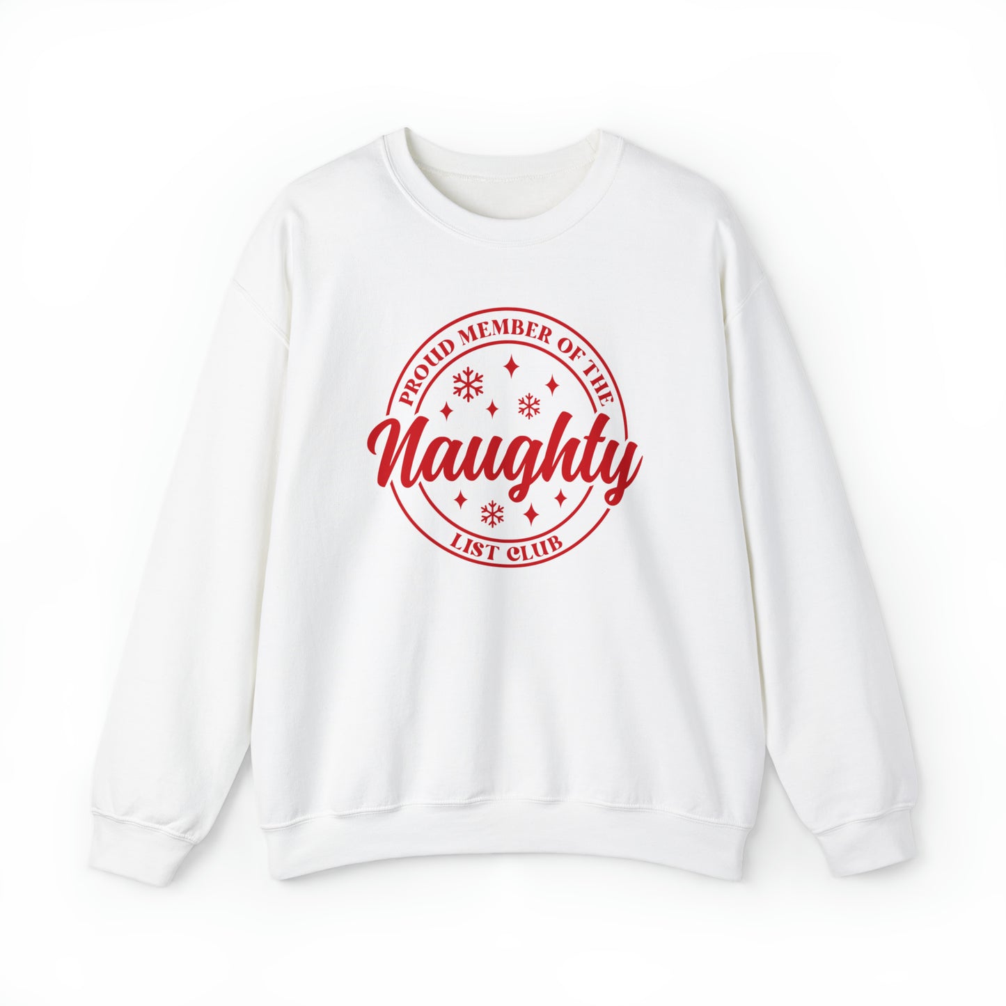 Proud Member of the Naughty List Club Christmas Crewneck Sweater
