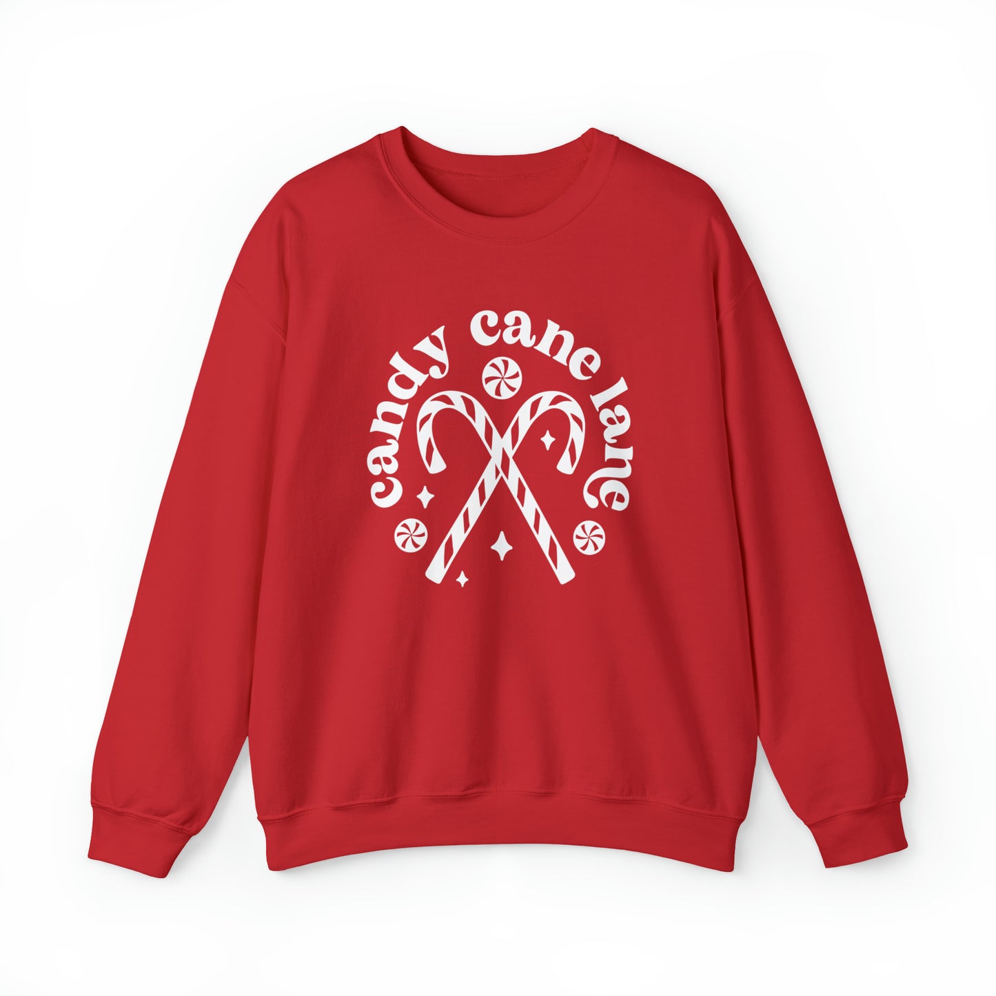 Candy Cane Lane Christmas Crewneck Sweater