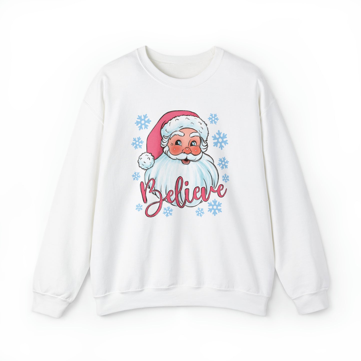 Believe Santa Christmas Crewneck Sweater