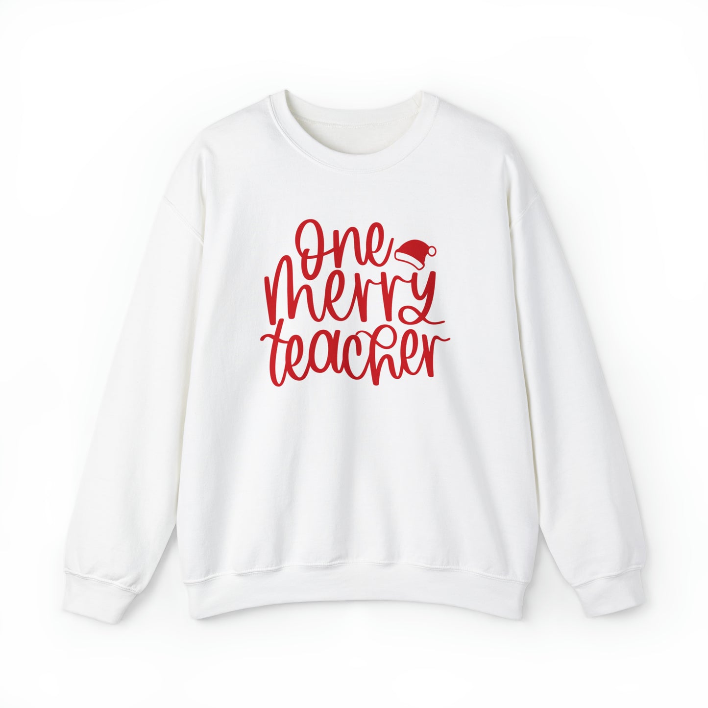 One Merry Teacher Christmas Crewneck Sweater