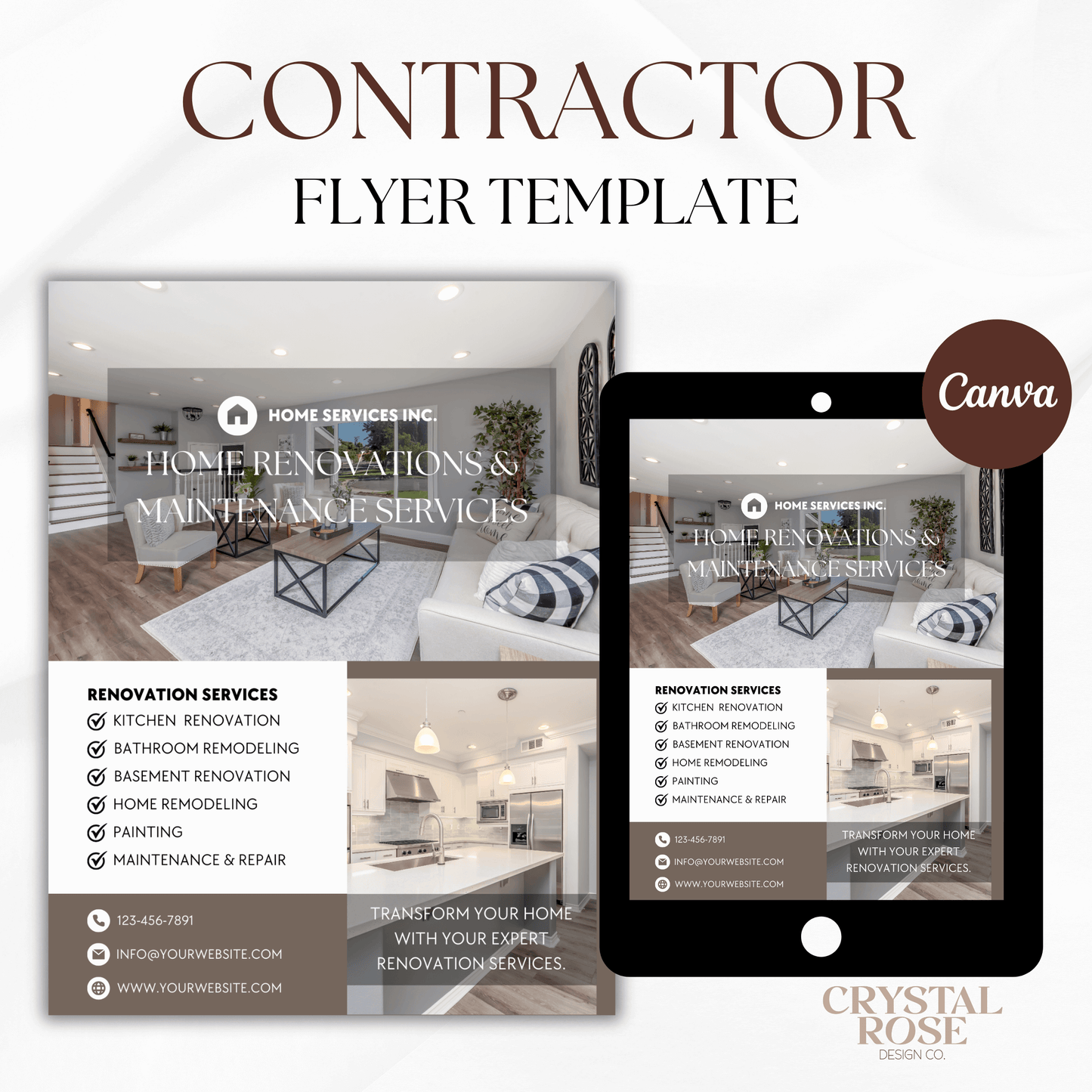 Contractor Flyer Template