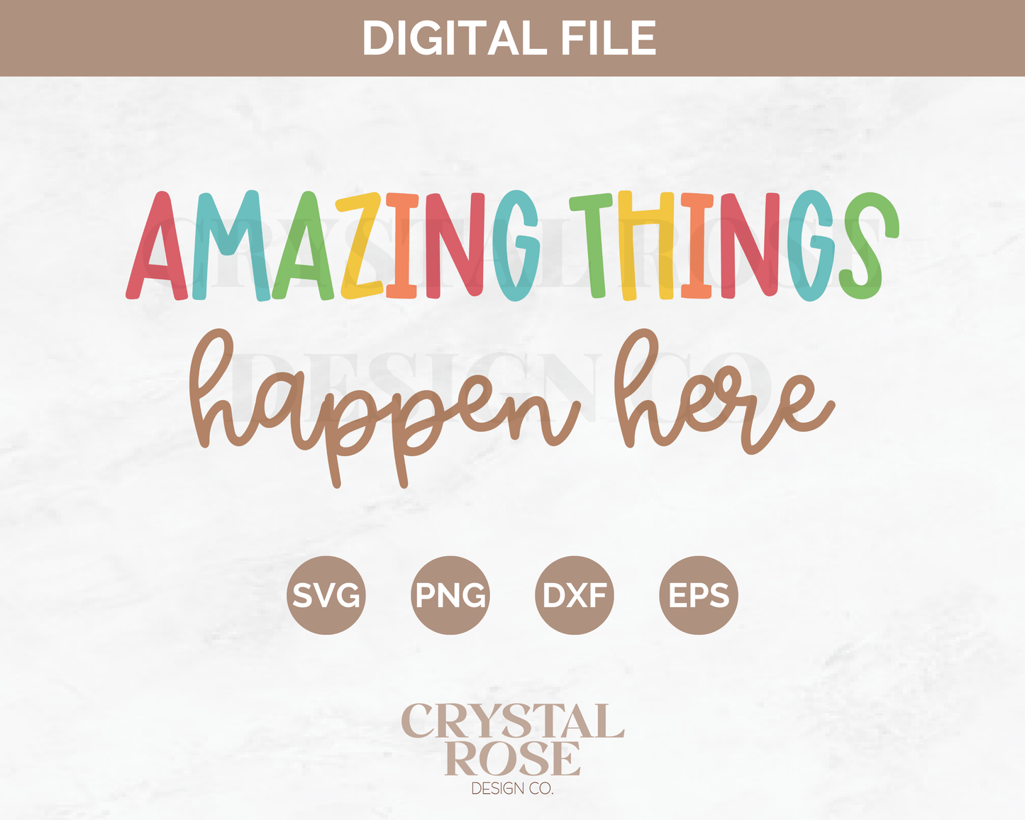 Amazing Things Happen Here SVG | Teacher SVG