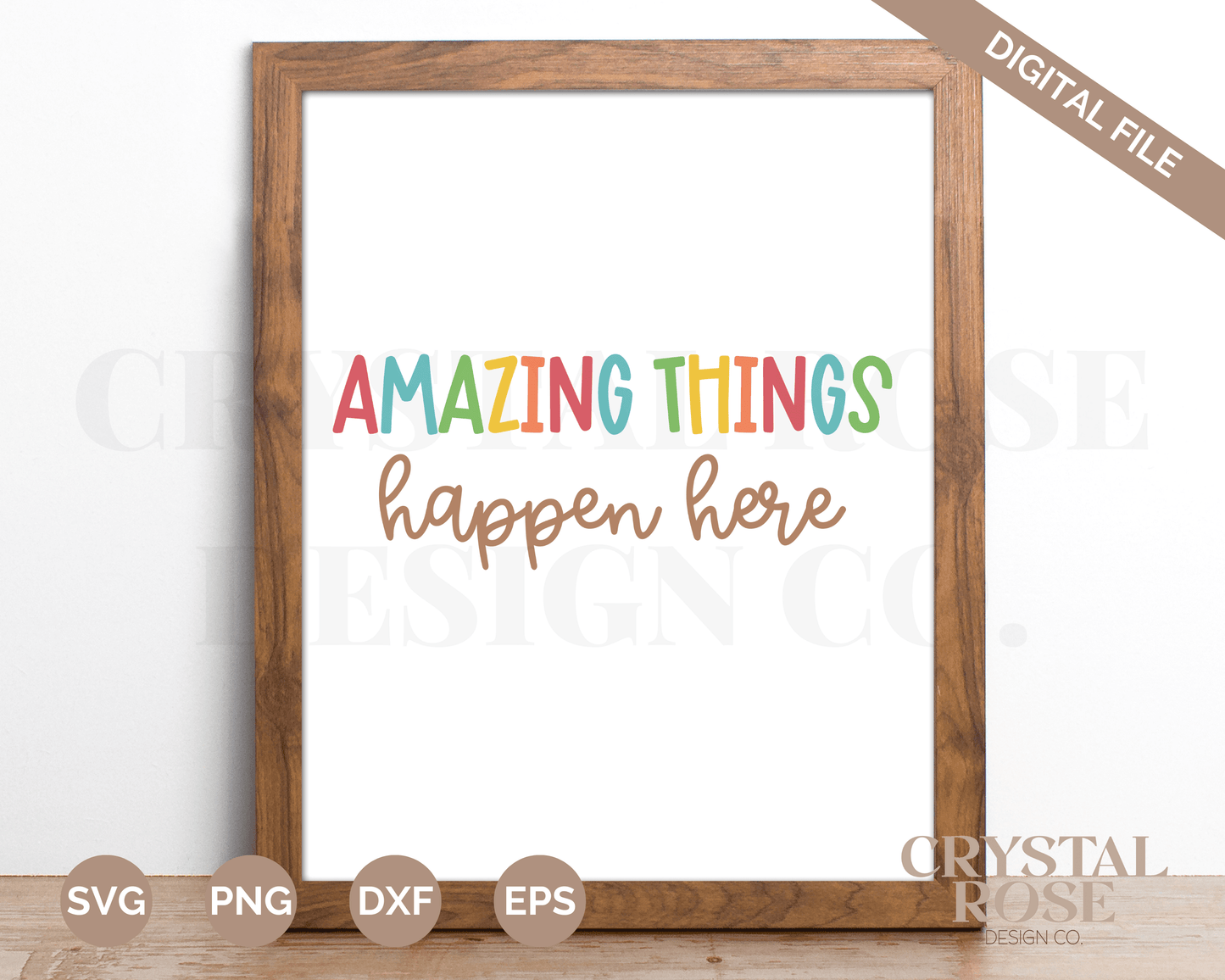 Amazing Things Happen Here SVG | Teacher SVG