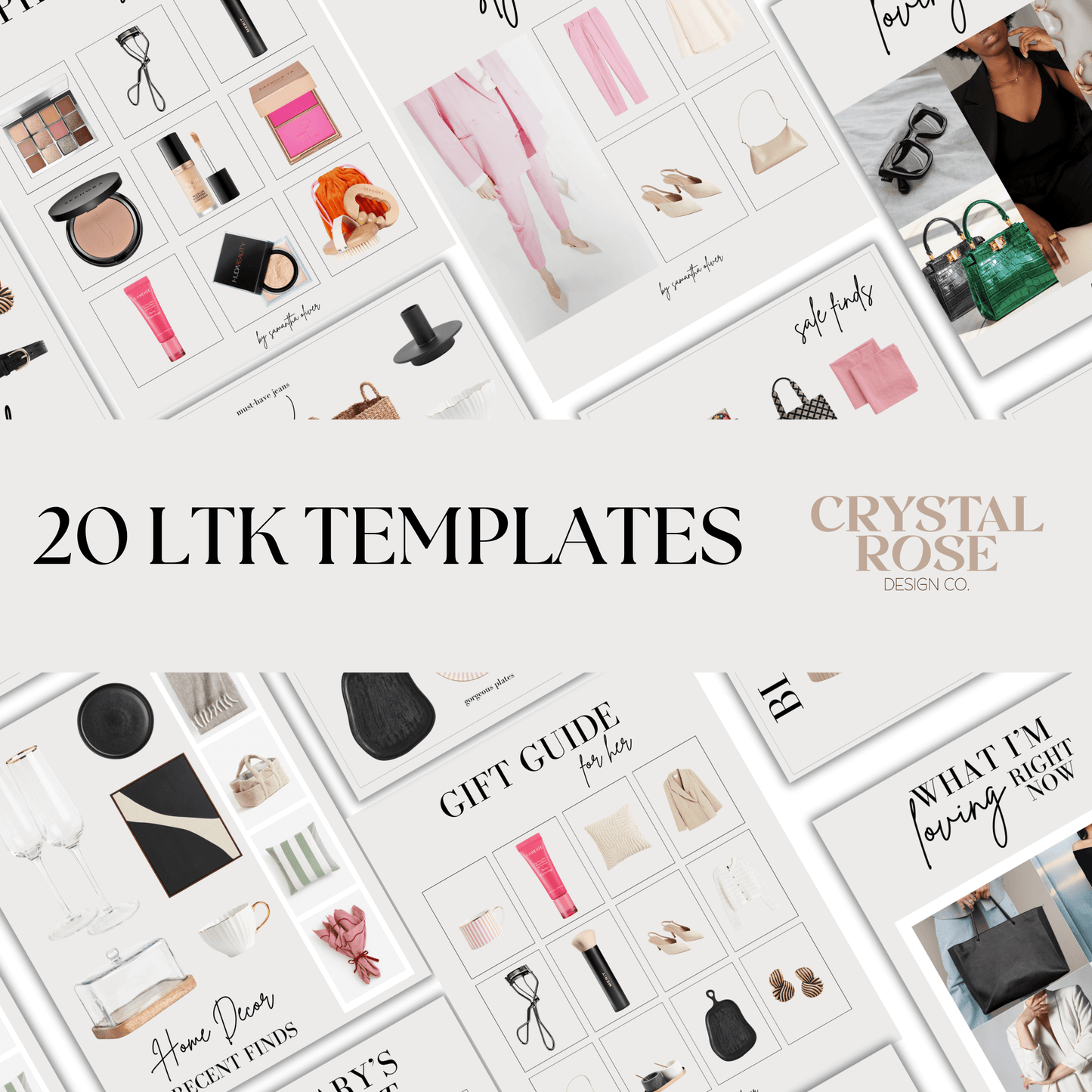 20 Editable Neutral LTK Templates