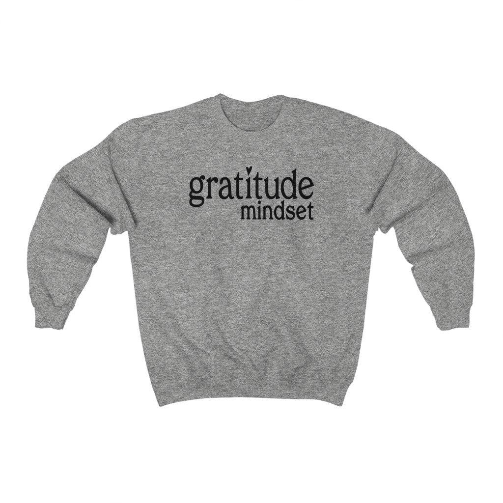 Gratitude Mindset Crewneck Sweatshirt