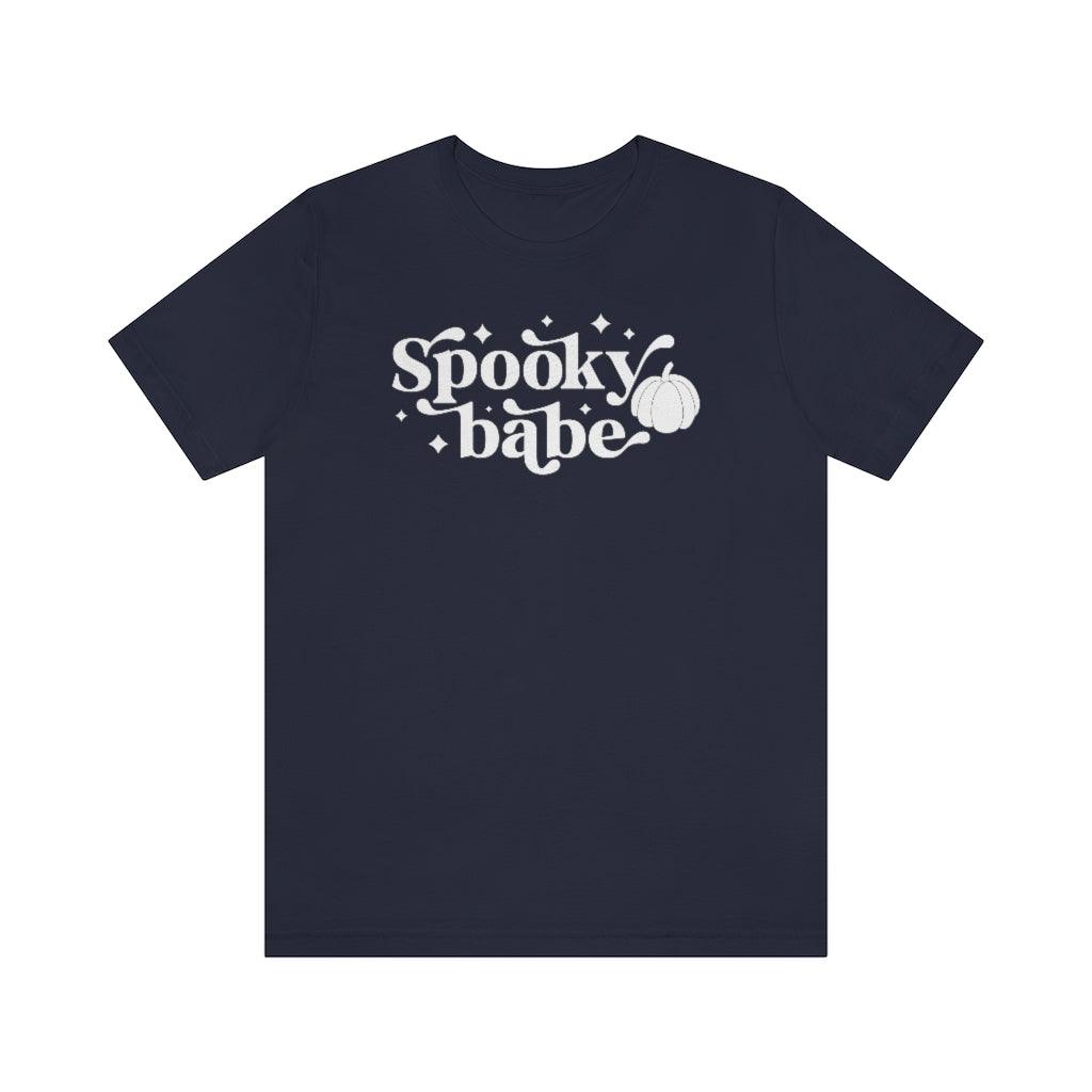 Spooky Babe Halloween Short Sleeve Tee - Crystal Rose Design Co.