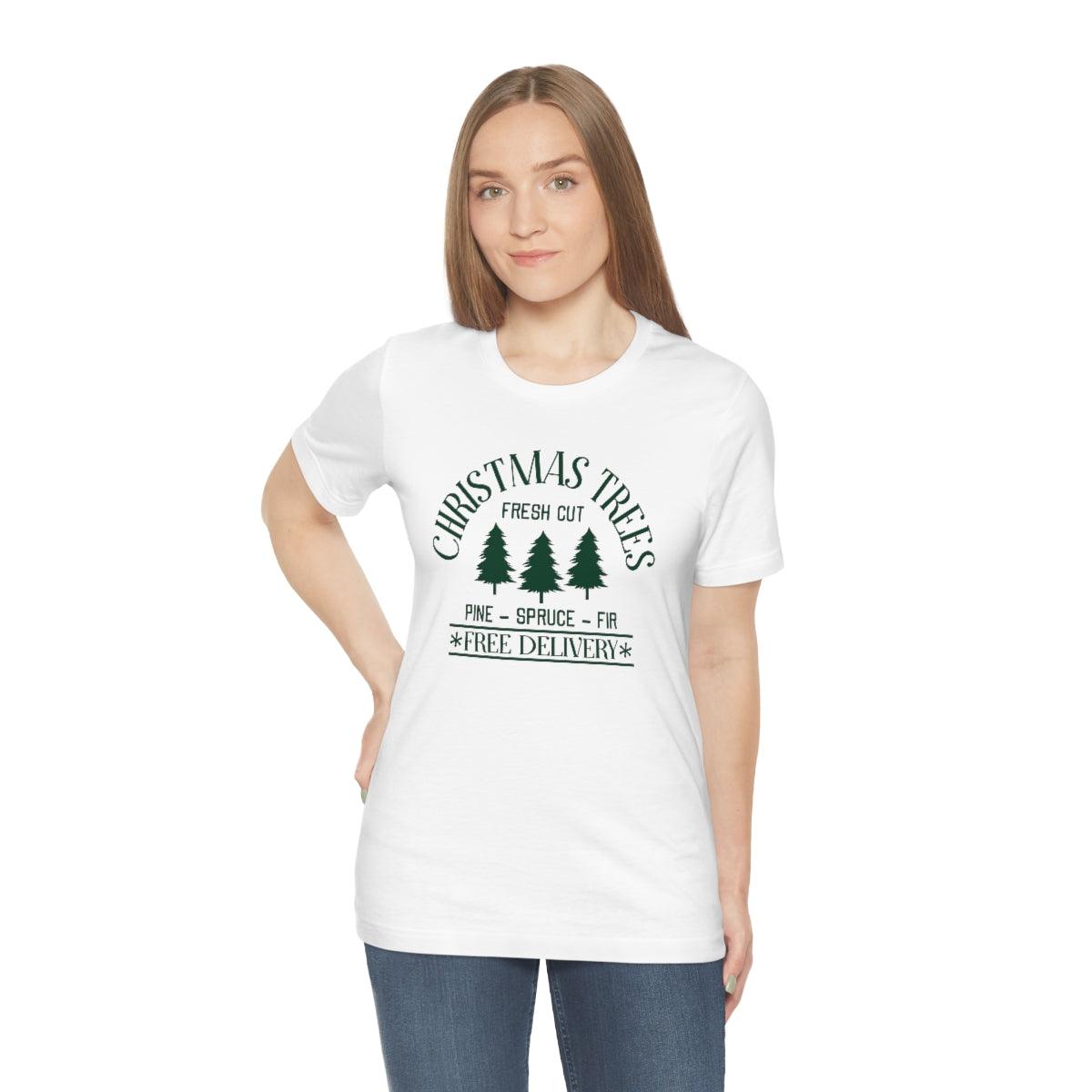 Christmas Trees Farm Christmas Shirt Short Sleeve Tee - Crystal Rose Design Co.