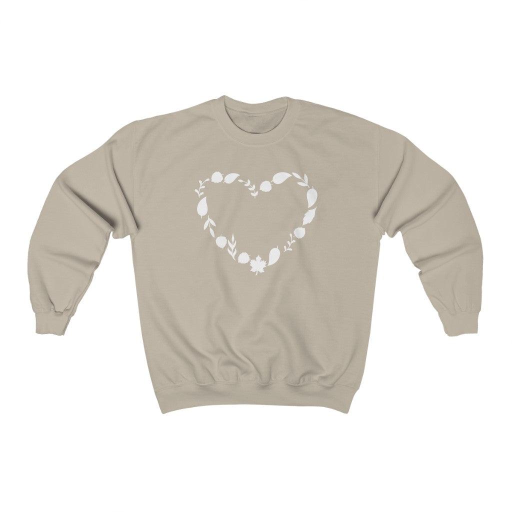 Fall Heart Halloween Crewneck Sweatshirt - Crystal Rose Design Co.