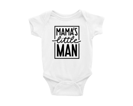 Mama's Little Man Onesie - Crystal Rose Design Co.