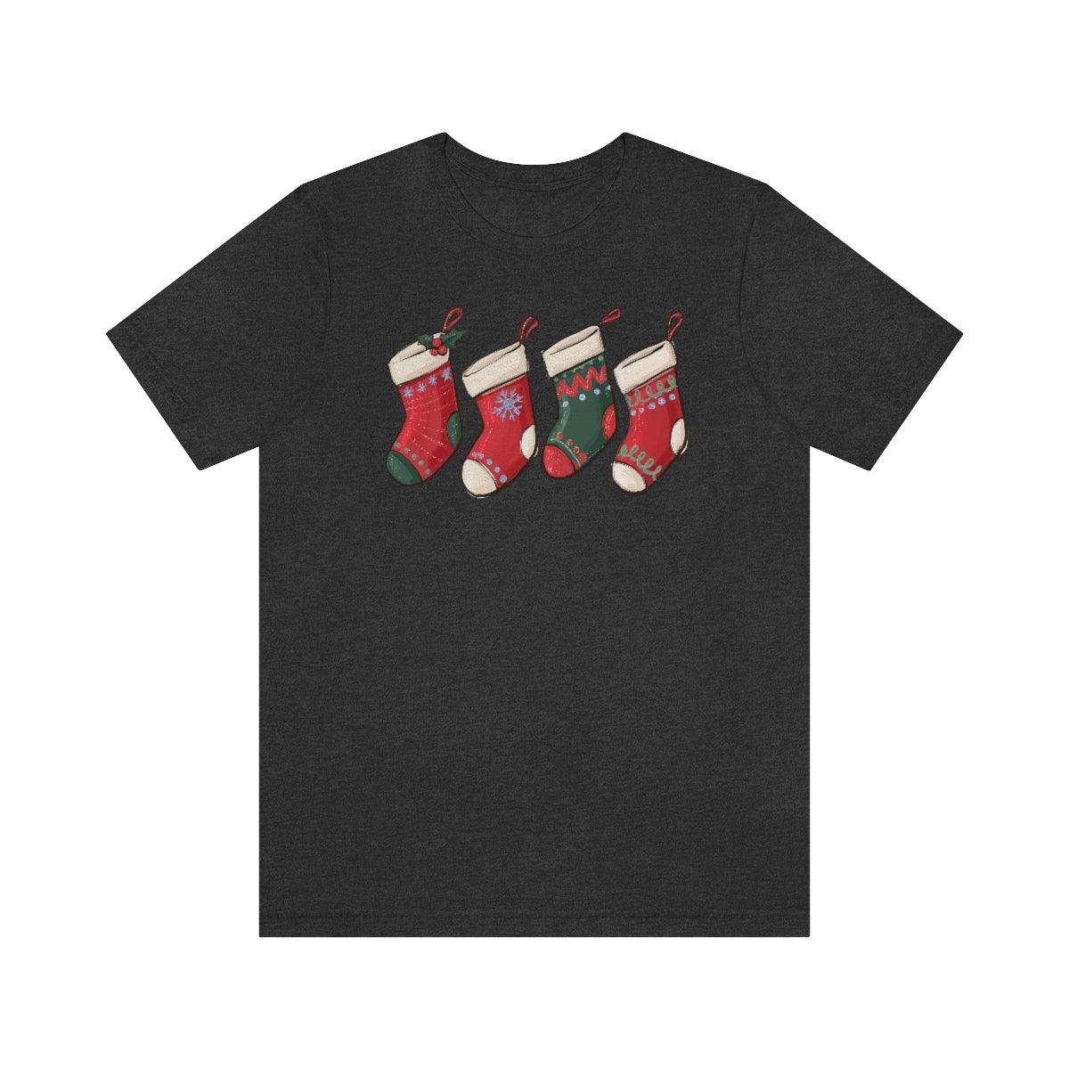 Christmas Stockings Christmas Shirt Short Sleeve Tee