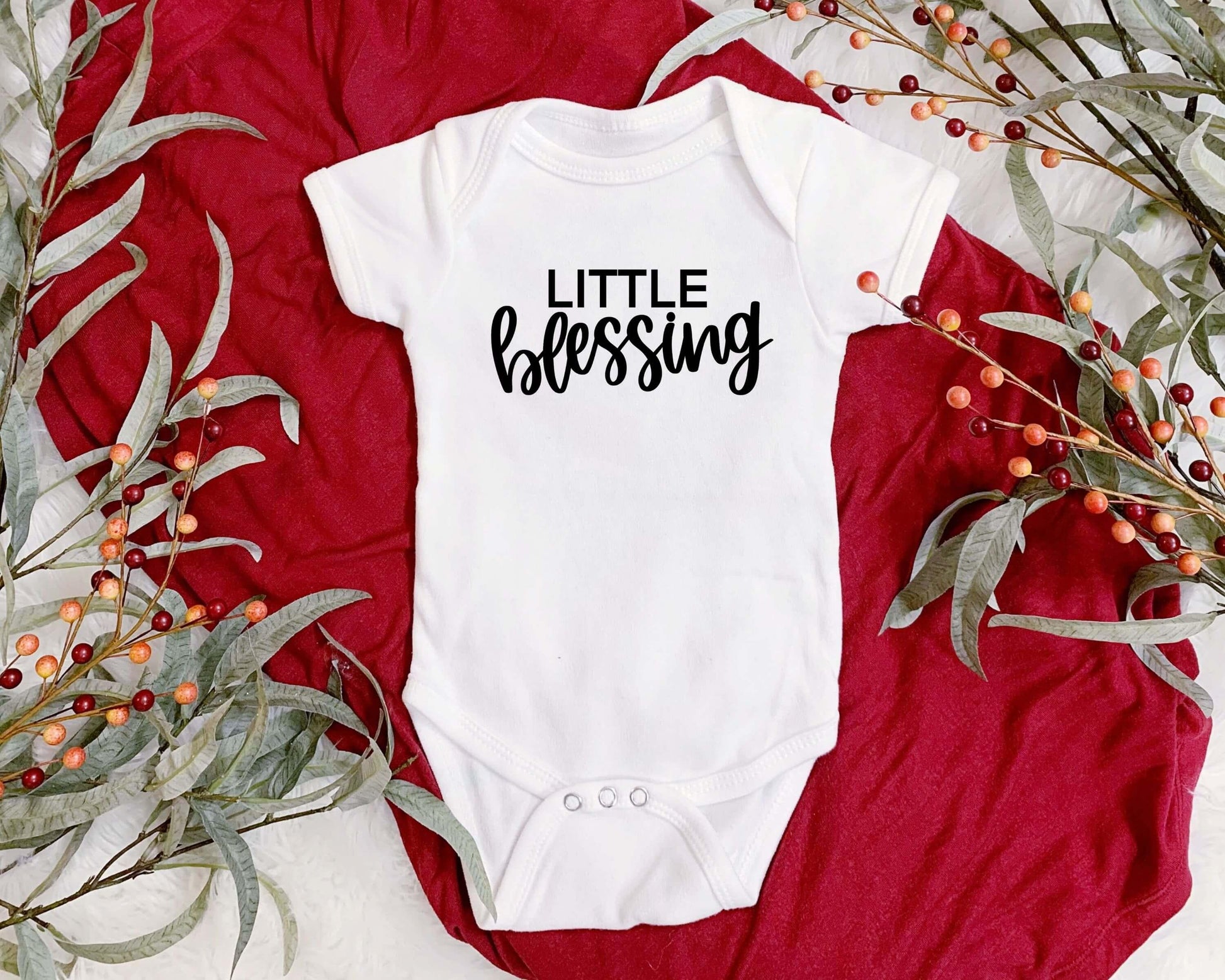 Little Blessing Onesie - Crystal Rose Design Co.