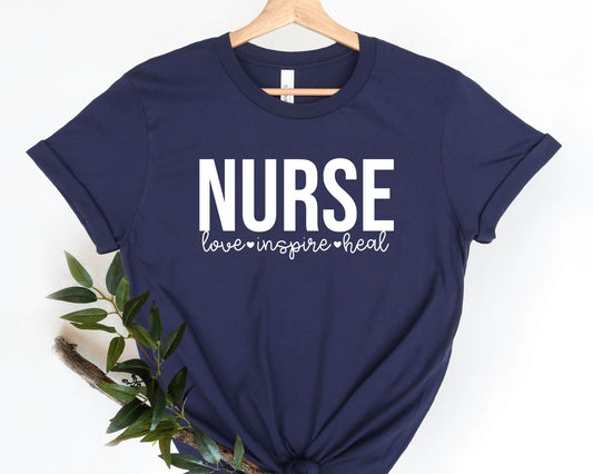 Nurse Inspiration Short Sleeve Tee - Crystal Rose Design Co.