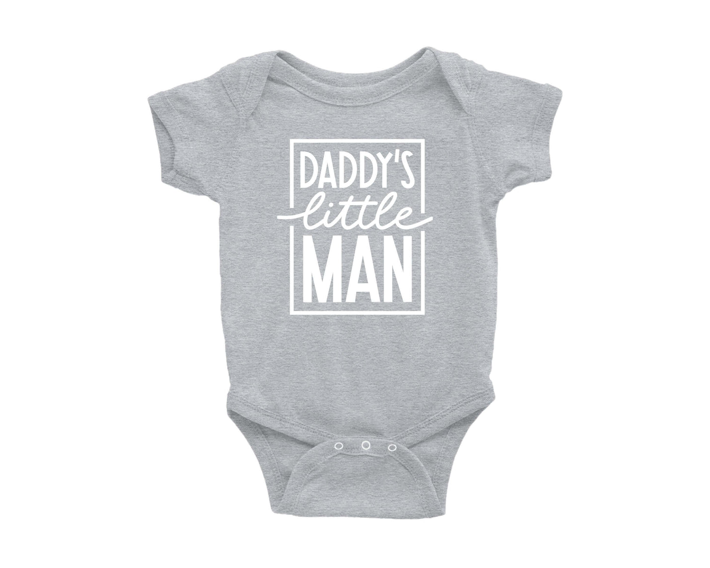 Daddy's Little Man Onesie - Crystal Rose Design Co.
