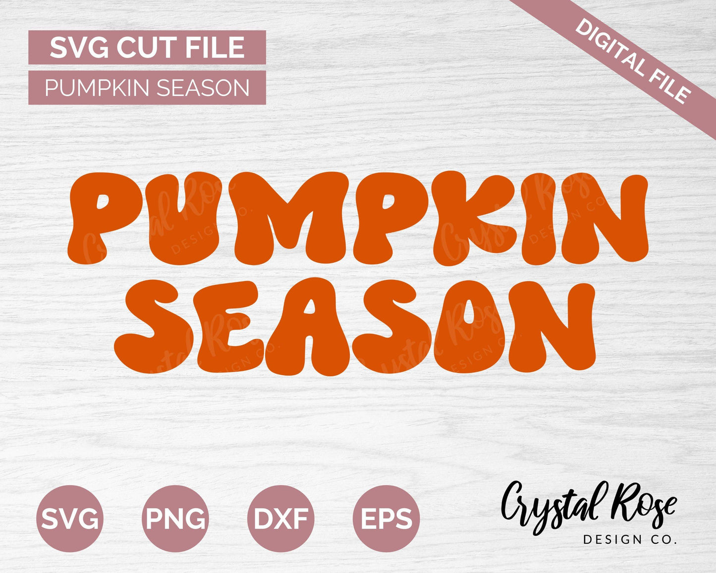 Pumpkin Season SVG, Halloween SVG, Digital Download, Cricut, Silhouette, Glowforge (includes svg/png/dxf/eps)
