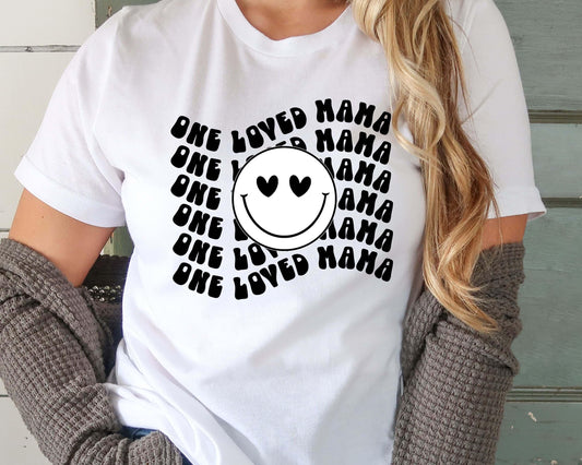 One Loved Mama Short Sleeve Tee - Crystal Rose Design Co.