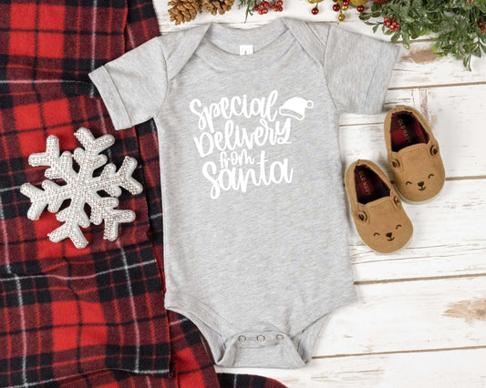 Special Delivery From Santa Onesie - Crystal Rose Design Co.