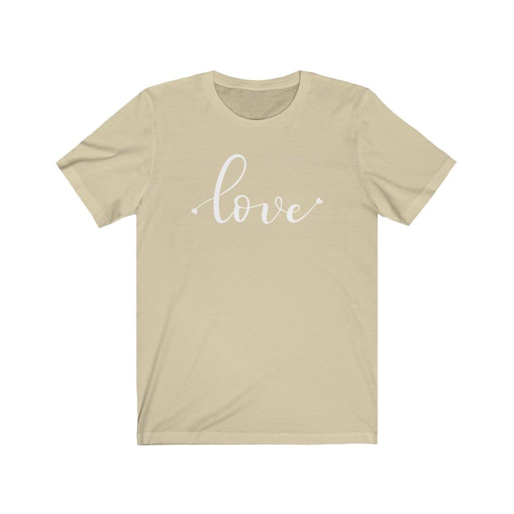 Love Short Sleeve Tee - Crystal Rose Design Co.