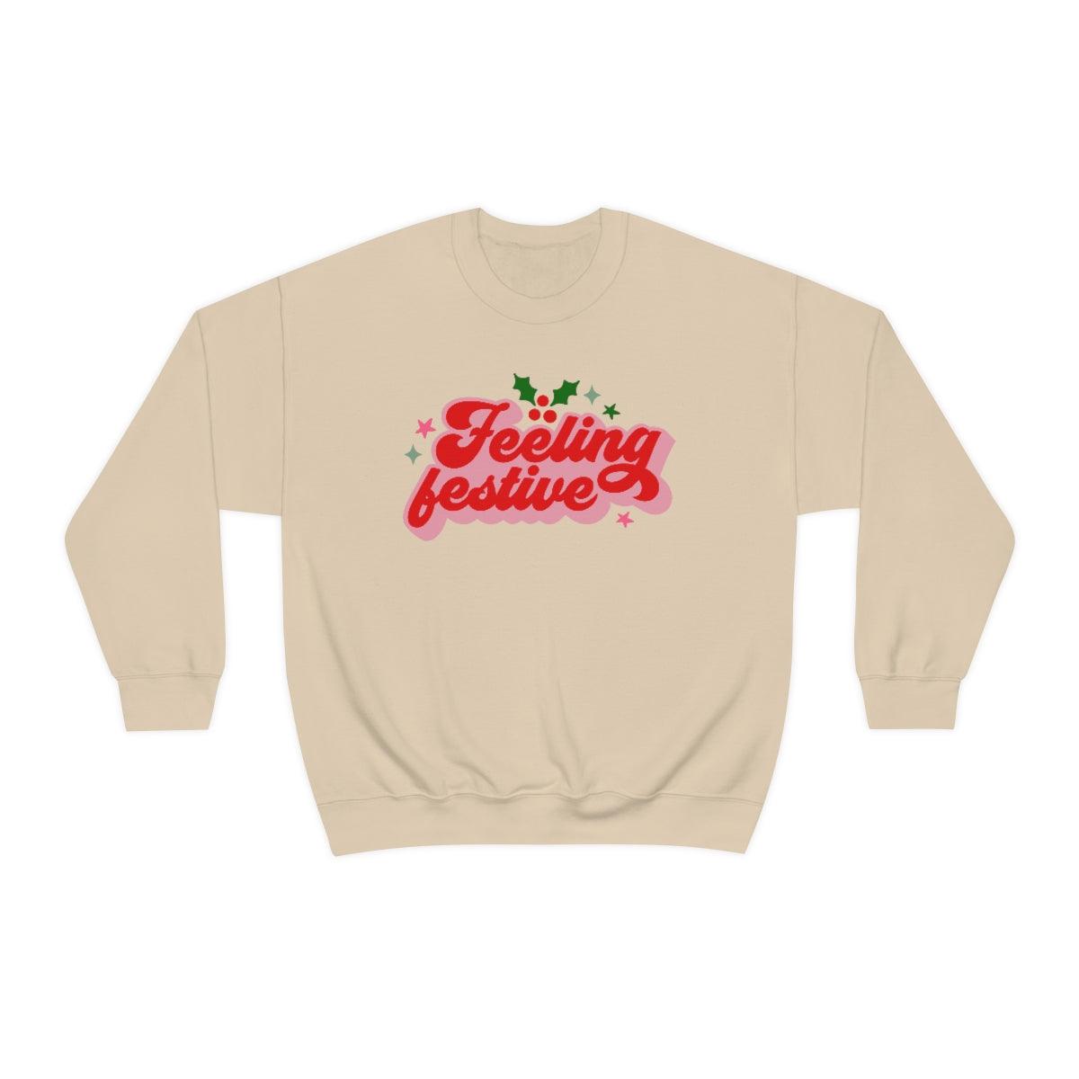 Retro Feeling Festive Christmas Crewneck Sweater
