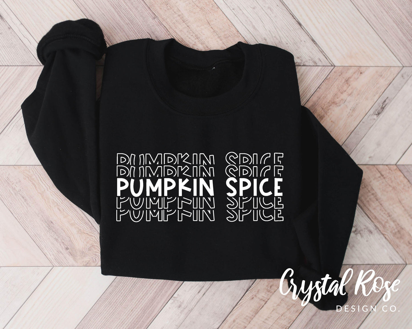 Pumpkin Spice Fall Halloween Crewneck Sweatshirt