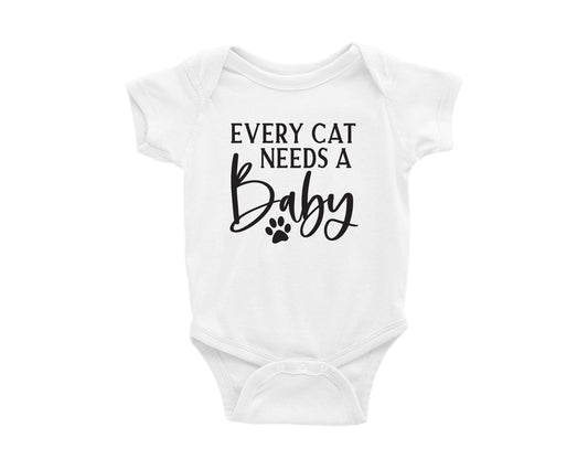 Every Cat Needs a Baby Baby Onesie