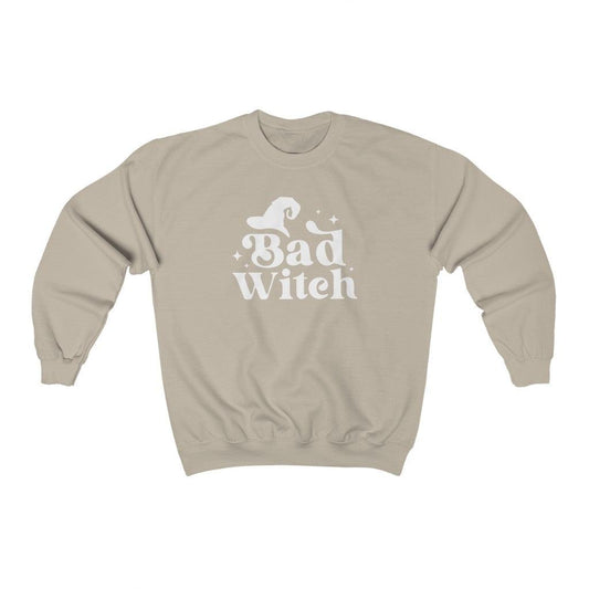 Bad Witch Halloween Crewneck Sweatshirt