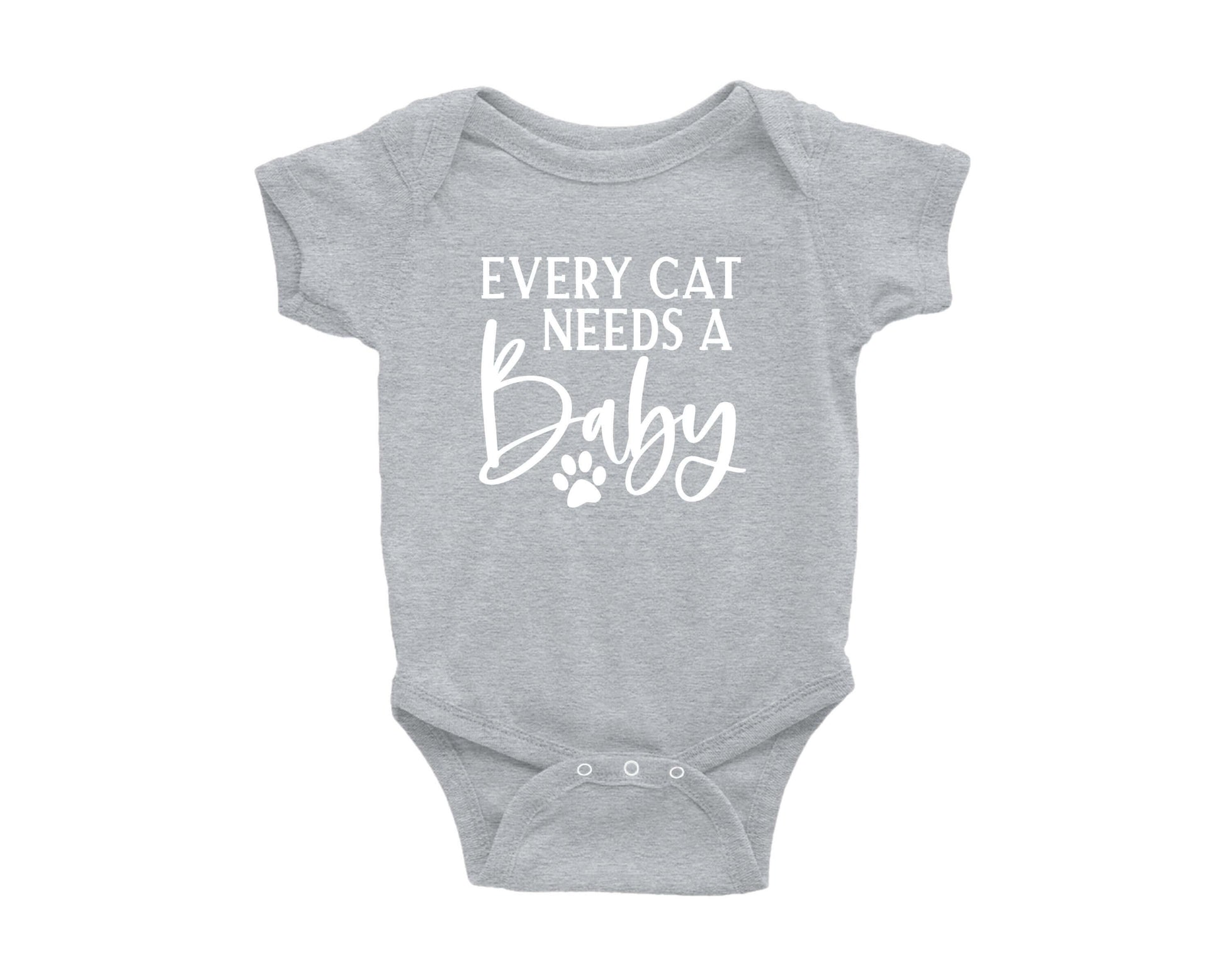 Every Cat Needs a Baby Baby Onesie - Crystal Rose Design Co.