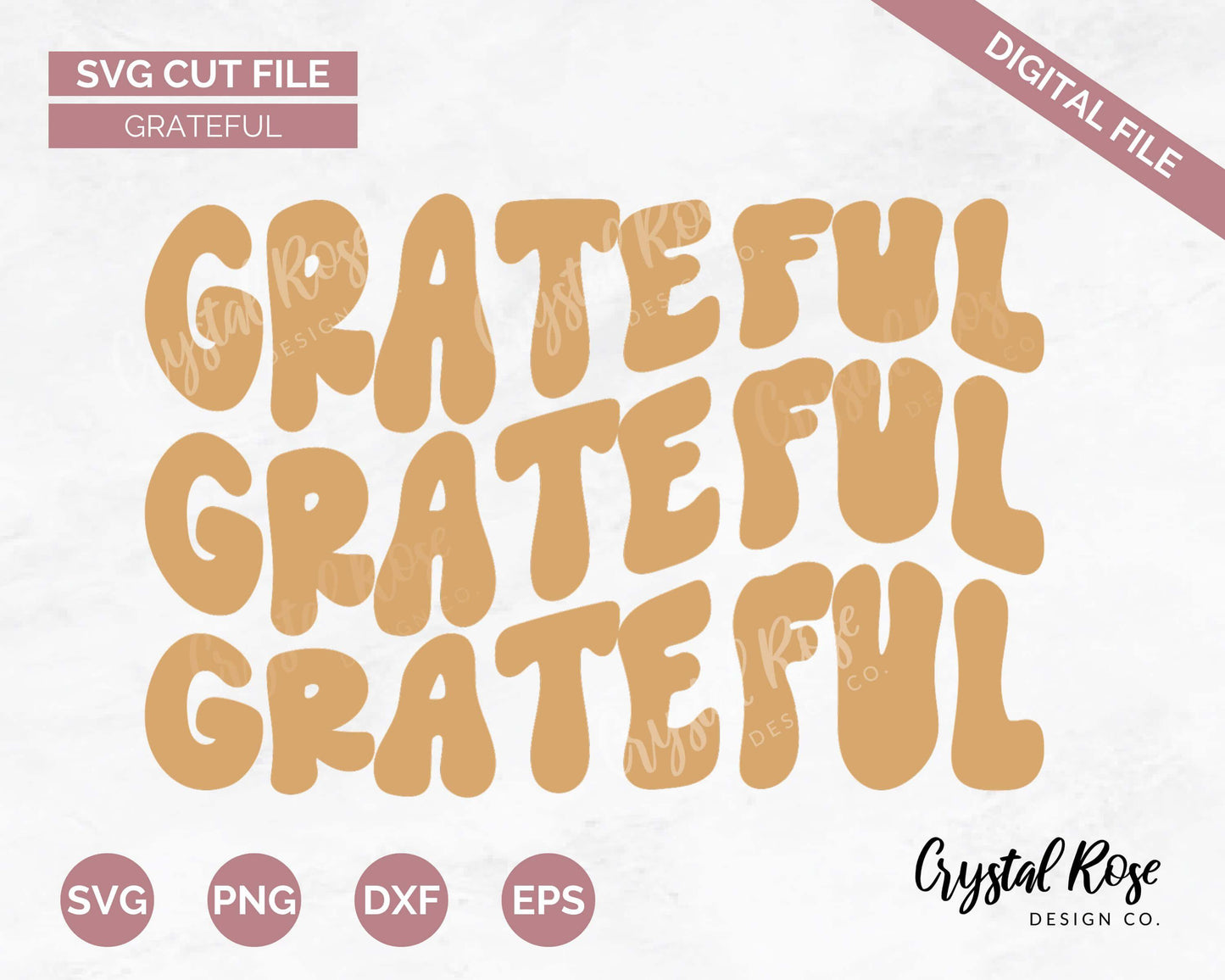 Grateful SVG, Fall SVG, Digital Download, Cricut, Silhouette, Glowforge (includes svg/png/dxf/eps)