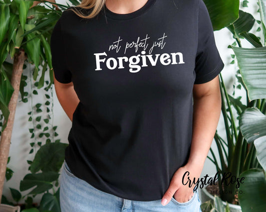 Not Perfect Just Forgiven Short Sleeve Tee