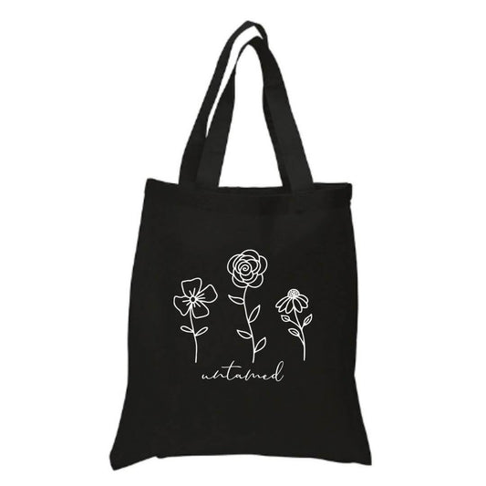 Untamed Floral Tote Bag - Crystal Rose Design Co.