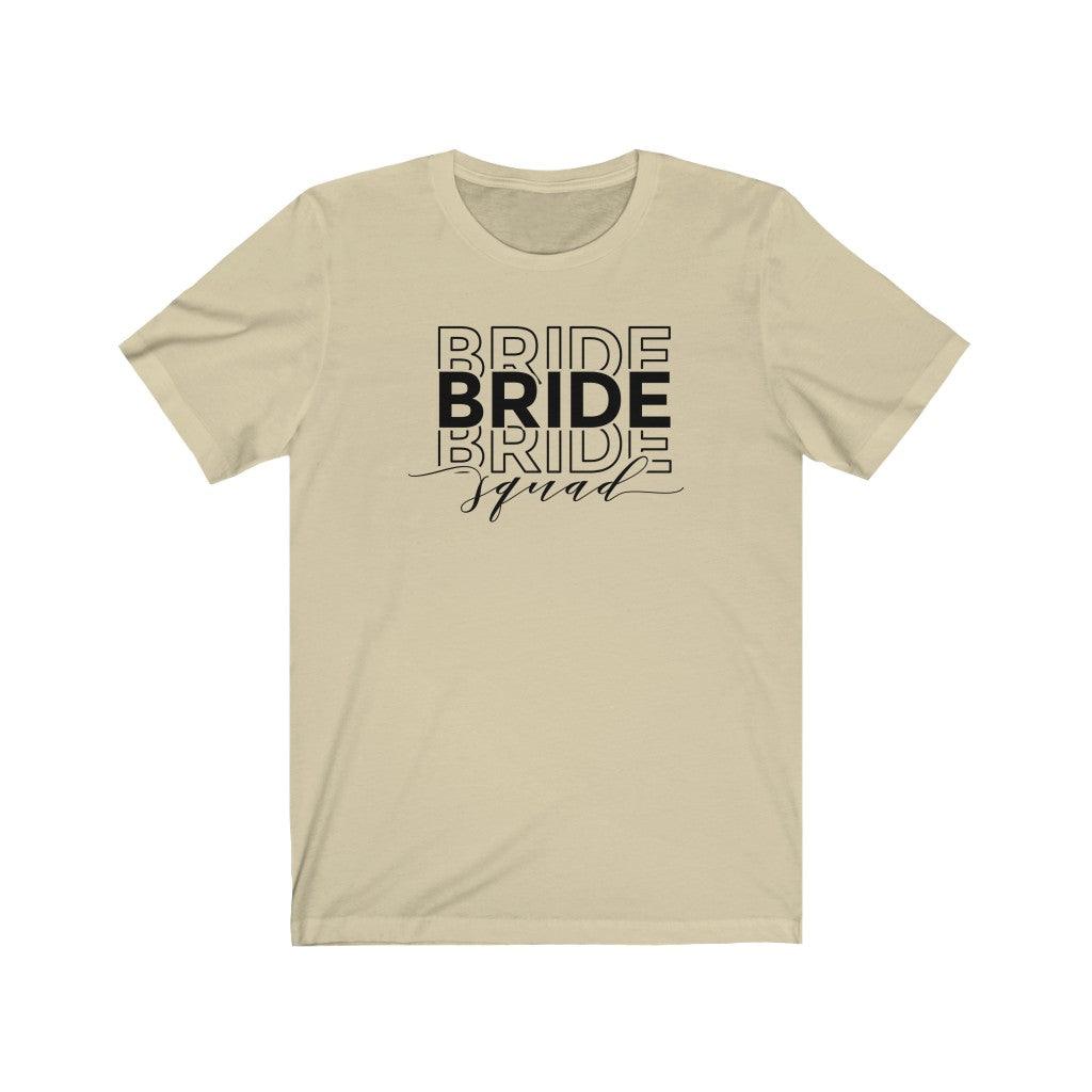 Bride Squad Short Sleeve Tee - Crystal Rose Design Co.