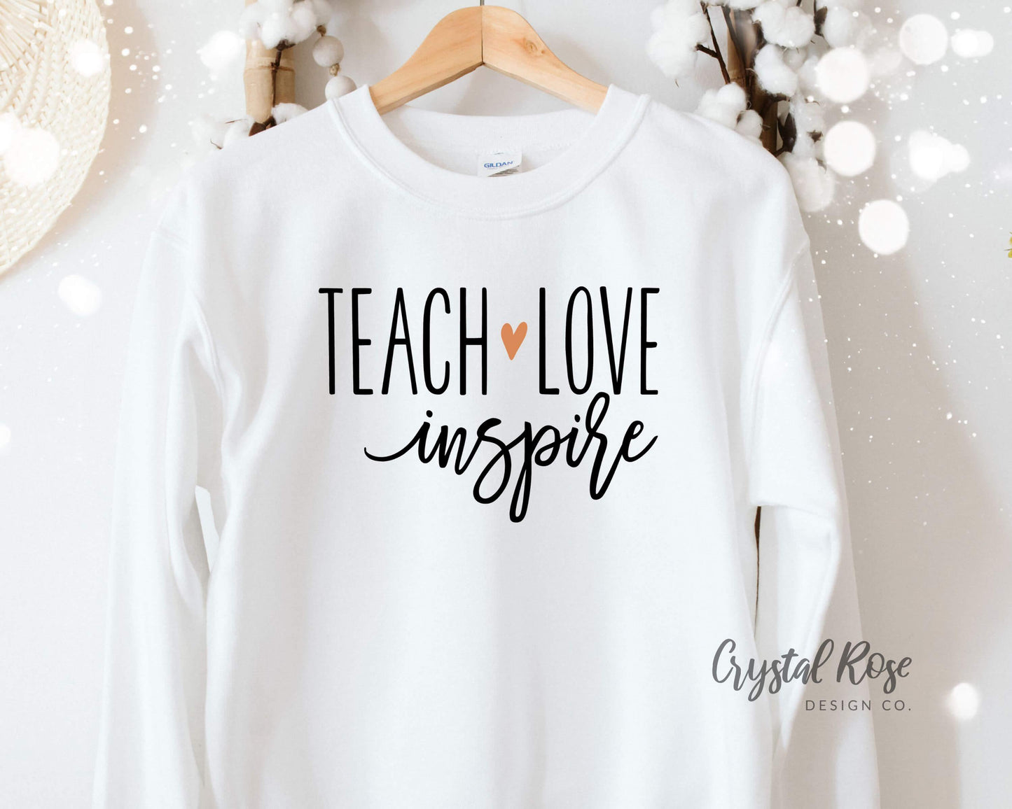 Teach Love Inspire Crewneck Sweatshirt