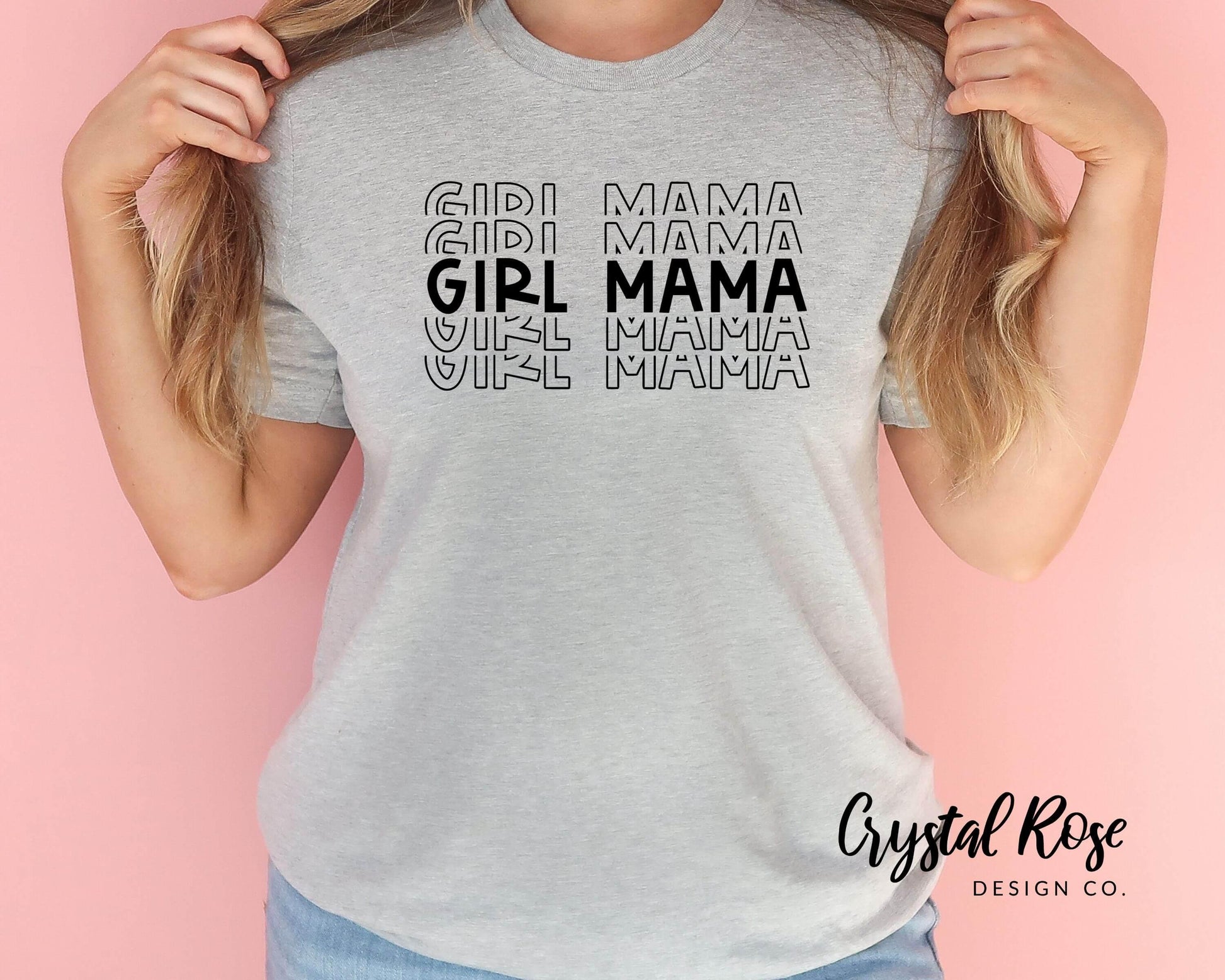 Girl Mama Modern Short Sleeve Tee - Crystal Rose Design Co.