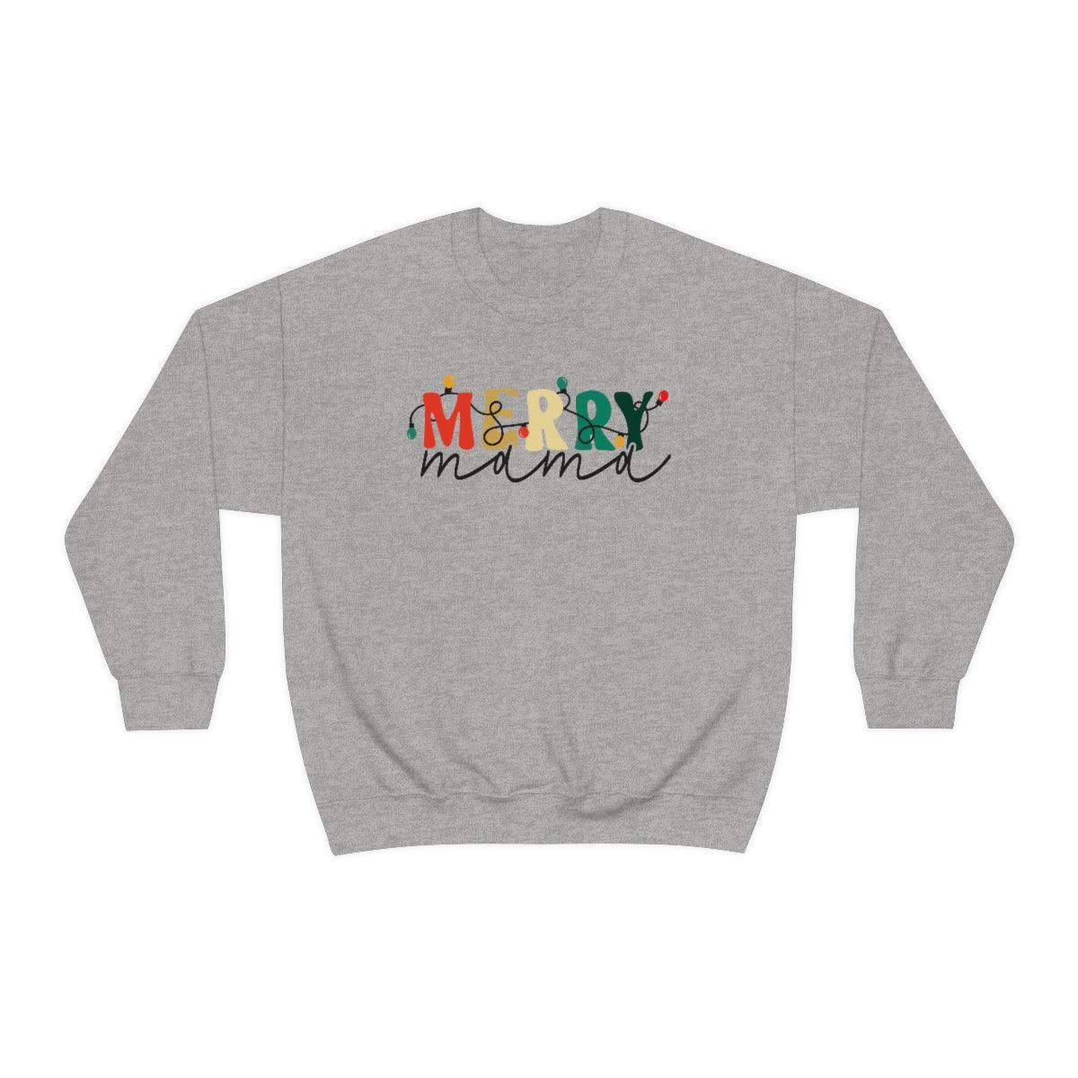 Merry Mama Christmas Crewneck Sweater