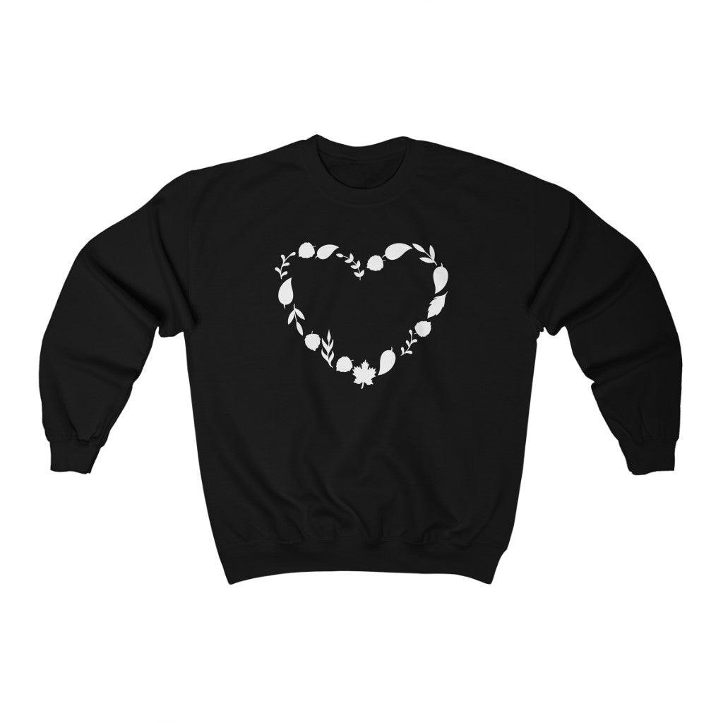 Fall Heart Halloween Crewneck Sweatshirt - Crystal Rose Design Co.