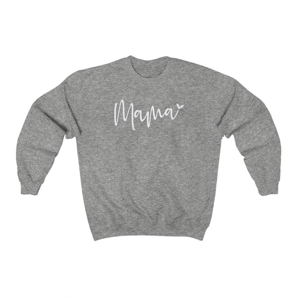 Mama Heart Crewneck Sweatshirt - Crystal Rose Design Co.