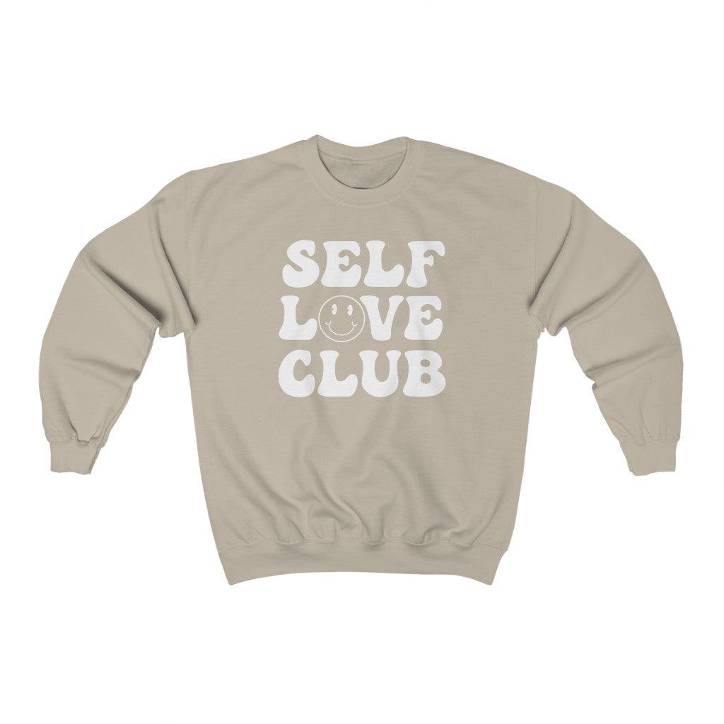 Self Love Club Crewneck Sweatshirt - Crystal Rose Design Co.