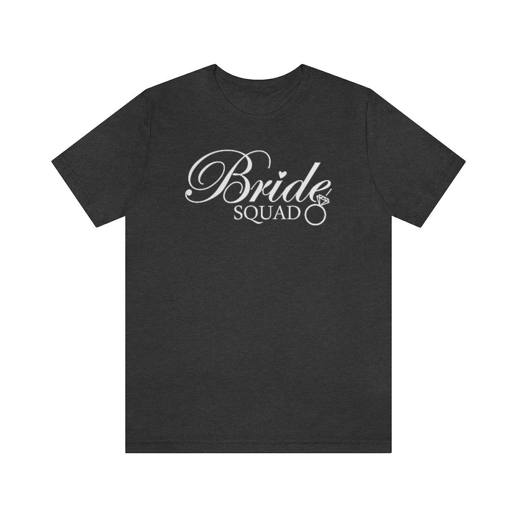 Bride Squad Bridesmaid Short Sleeve Tee - Crystal Rose Design Co.