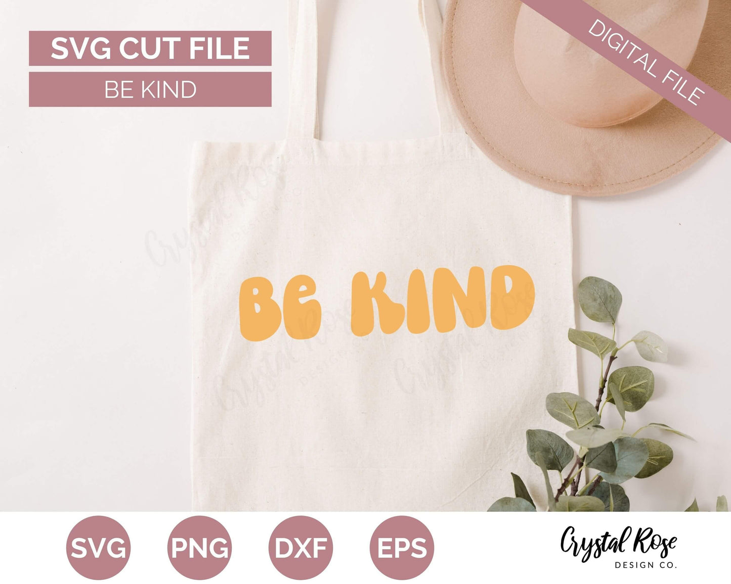 Retro Be Kind SVG, Inspirational SVG, Digital Download, Cricut, Silhouette, Glowforge (includes svg/png/dxf/eps)