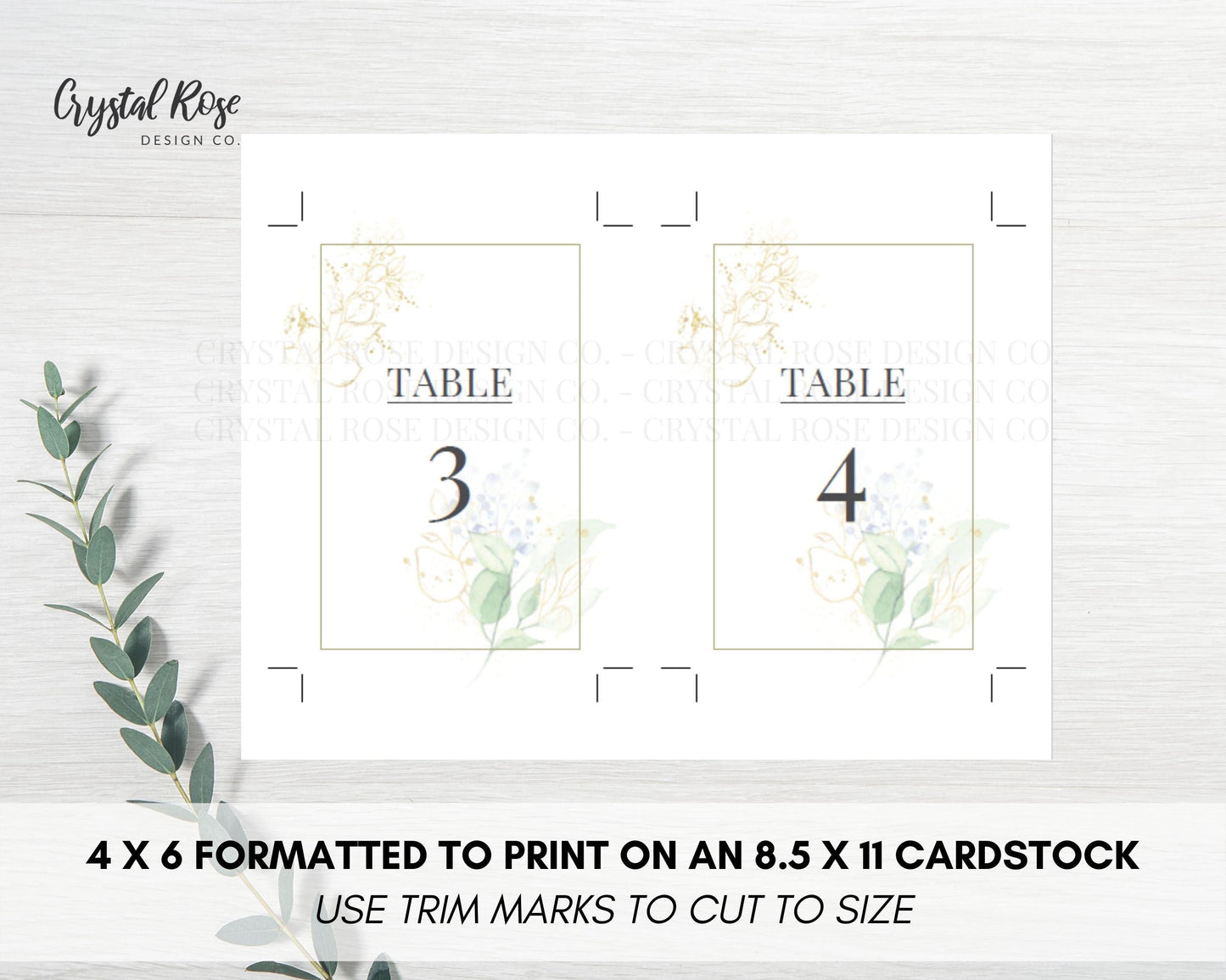Sage Green Table Numbers, DIY Printable Wedding Table Numbers, Wedding Template