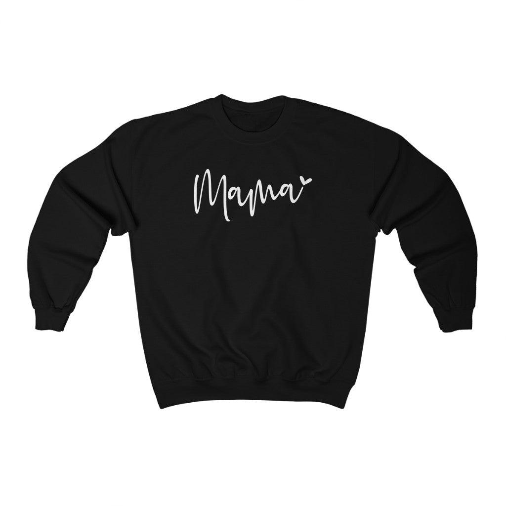 Mama Heart Crewneck Sweatshirt - Crystal Rose Design Co.