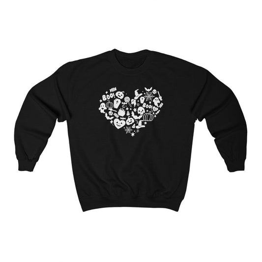 Halloween Heart Crewneck Sweatshirt