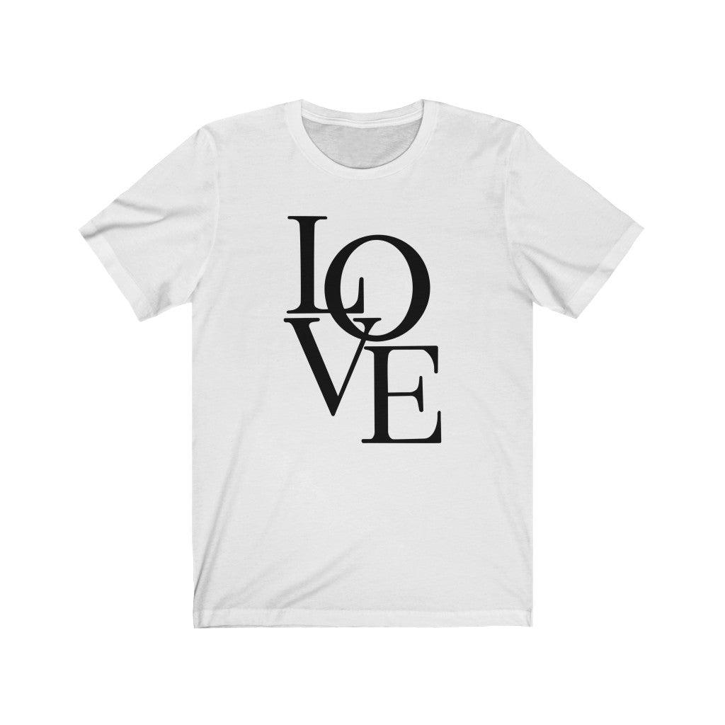 LOVE Short Sleeve Tee - Crystal Rose Design Co.