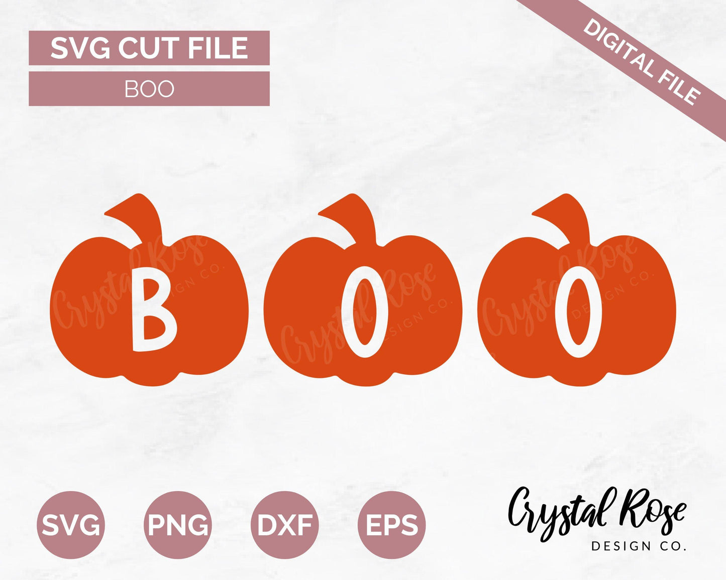 Boo Pumpkins SVG, Halloween SVG, Digital Download, Cricut, Silhouette, Glowforge (includes svg/png/dxf/eps)