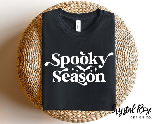 Spooky Season Halloween Short Sleeve Tee - Crystal Rose Design Co.