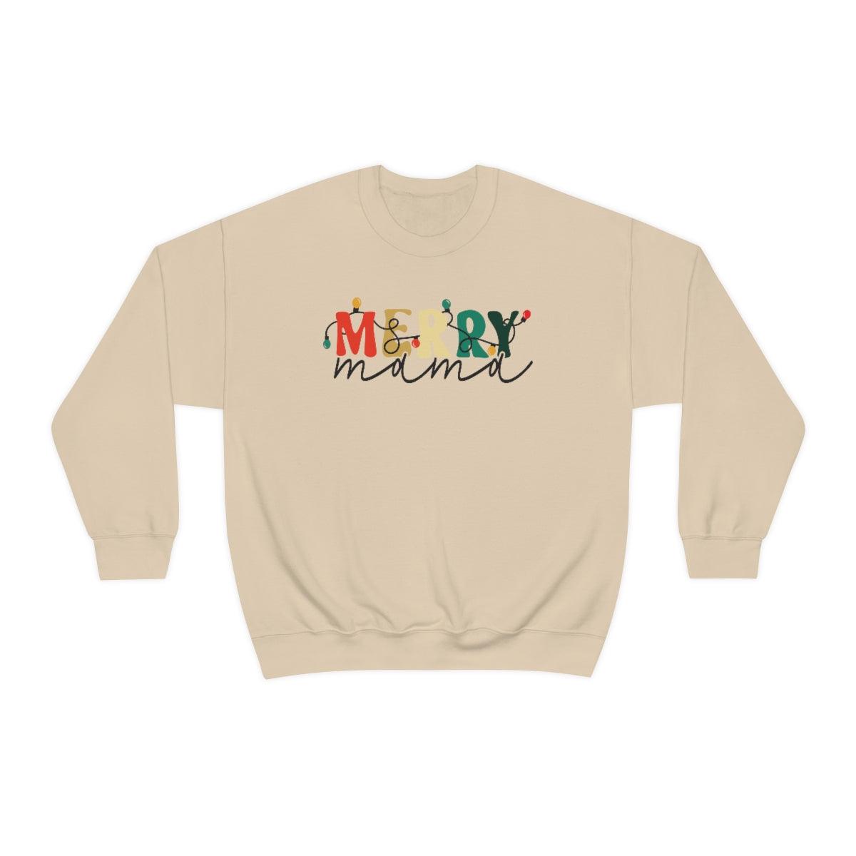 Merry Mama Christmas Crewneck Sweater