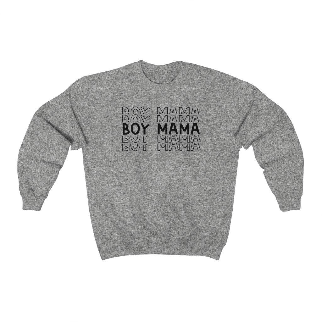 Boy Mama Crewneck Sweatshirt - Crystal Rose Design Co.