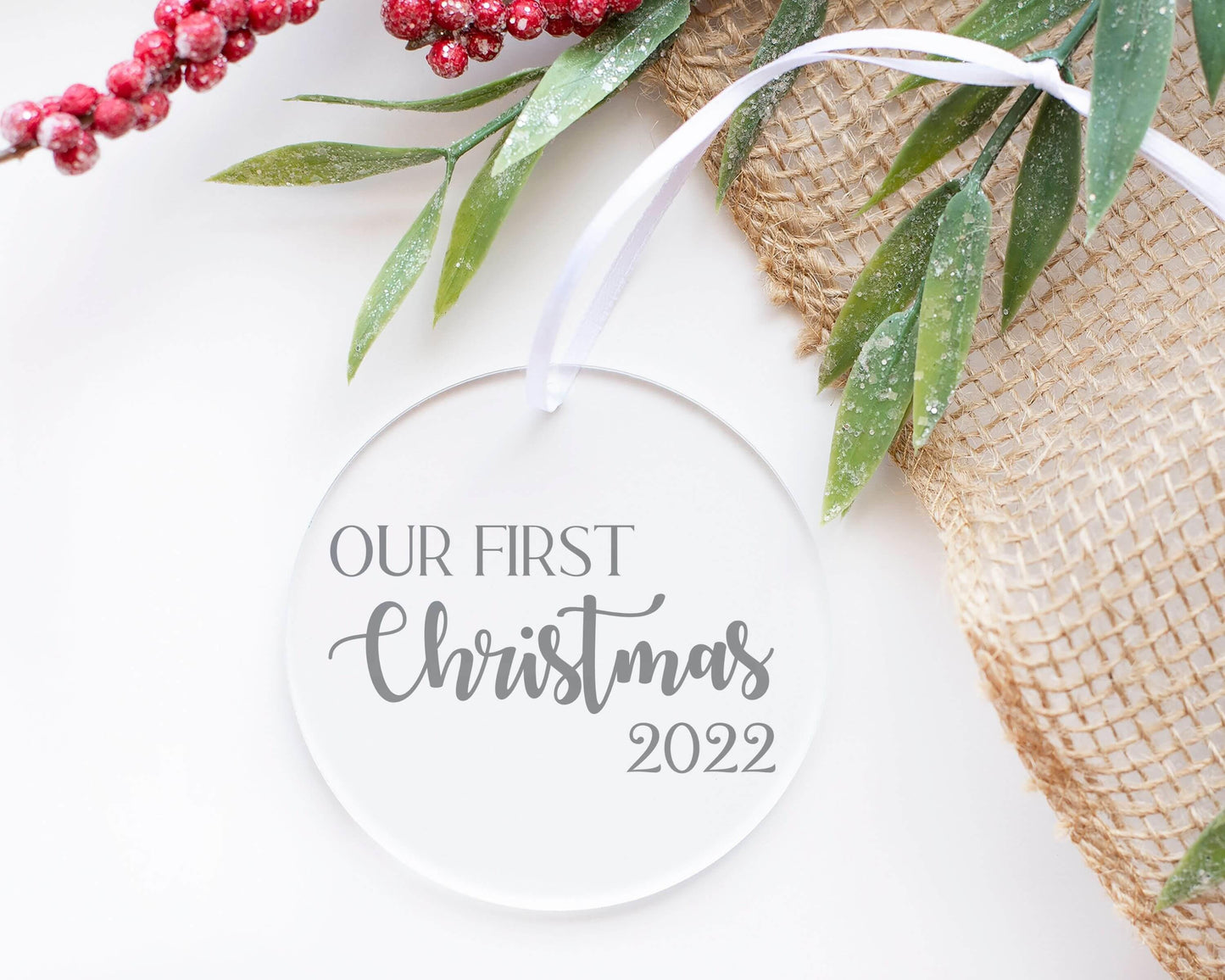 Our First Christmas 2022 Acrylic Ornament