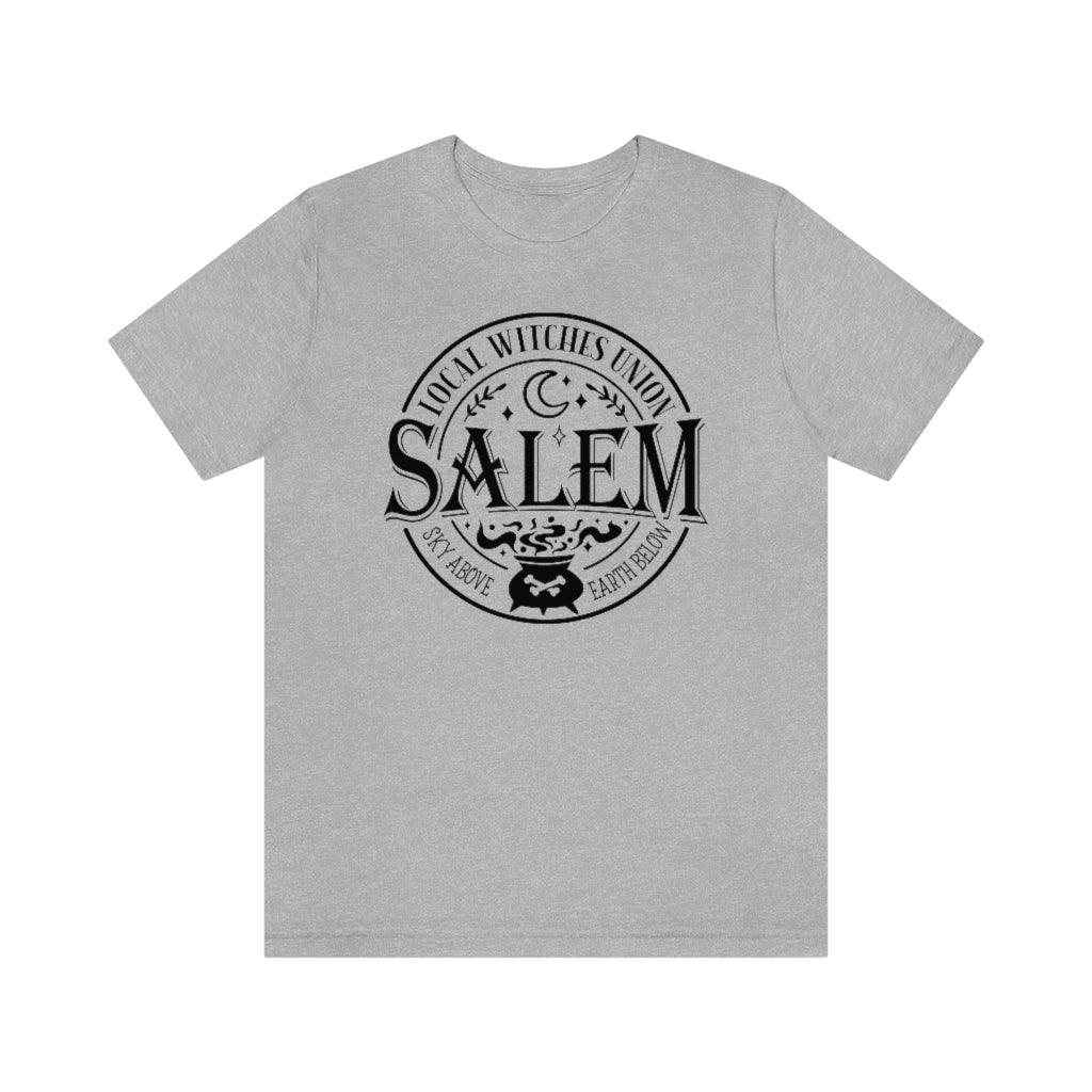 Salem Witches Union Halloween Short Sleeve Tee - Crystal Rose Design Co.