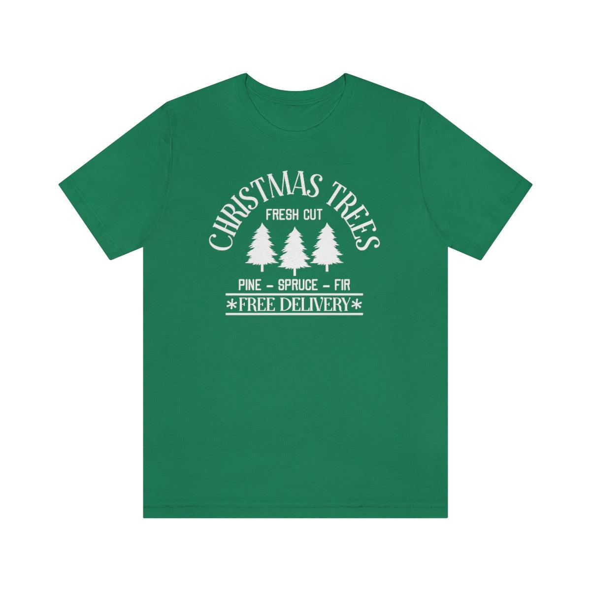 Christmas Trees Farm Christmas Shirt Short Sleeve Tee